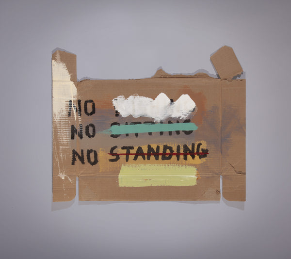 James Leonard - In this rendition, the variant strikethroughs of the prohibitions listed in No Fishing Sign no. 78 appear to be from challenging, yet playful, personalities