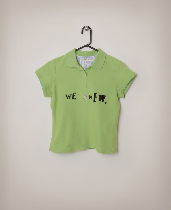 James Leonard - Green shirt that reads: We knew