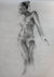 James Leonard - Figure drawing of woman with bathing suit tan line