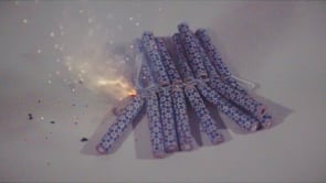 James Leonard - A slow motion video of firecrackers exploding, titled snap!