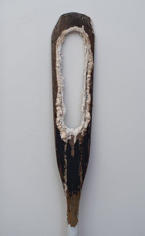 James Leonard - Chemically destroyed paddle of Untitled Oar no. 4