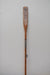 James Leonard - Full image of Untitled Oar no. 6, showcasing tiny insect-like holes in the paddle and metal hardware on the stem