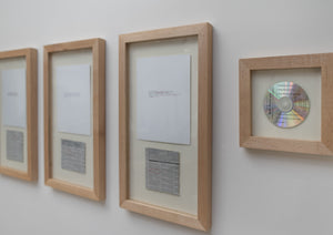 James Leonard - Visual of framed personal ads, followed by a framed audio recording of responses to those ads